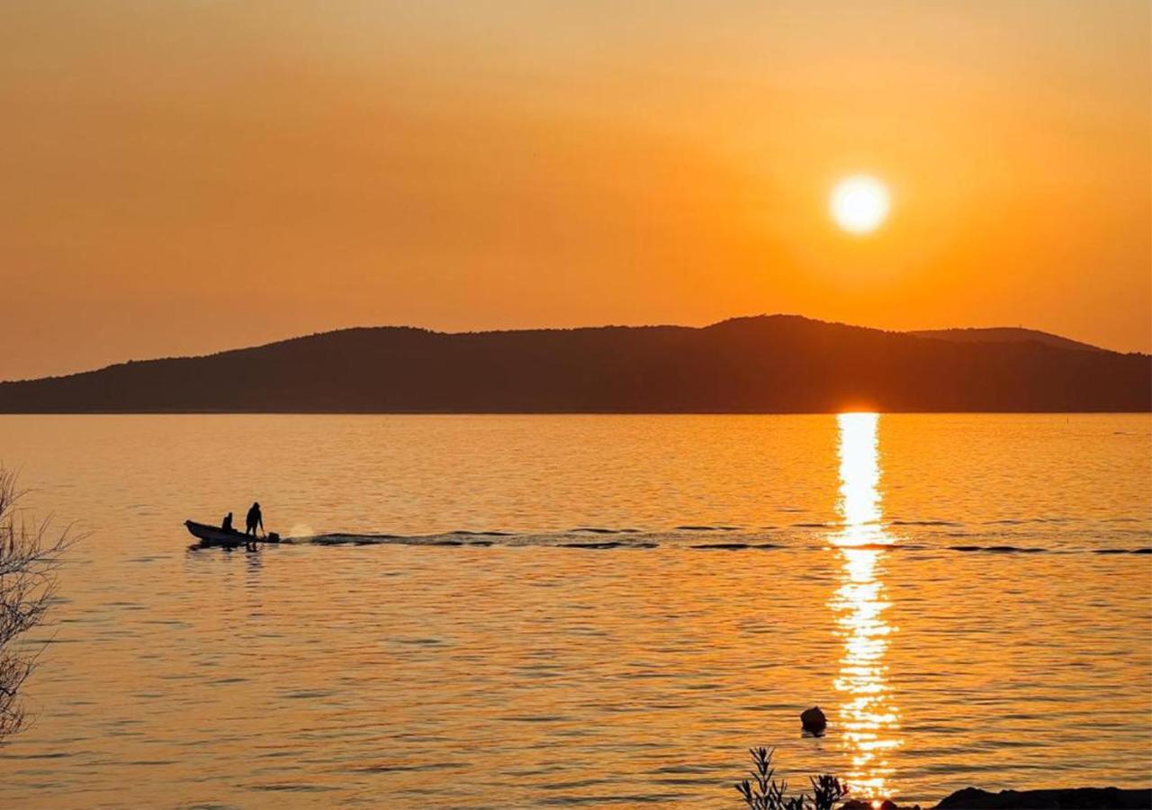 Luxury Beach Villa W Sea Sunset Views Šibenik Esterno foto
